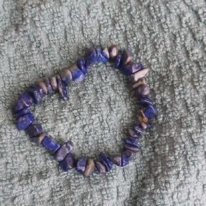 Blue Stone Beaded Bracelet